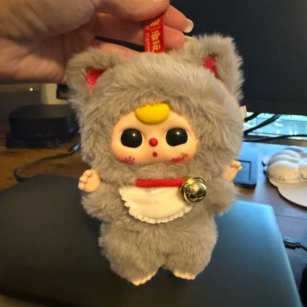 Billionaire Cat Stuffed Animal - Pink